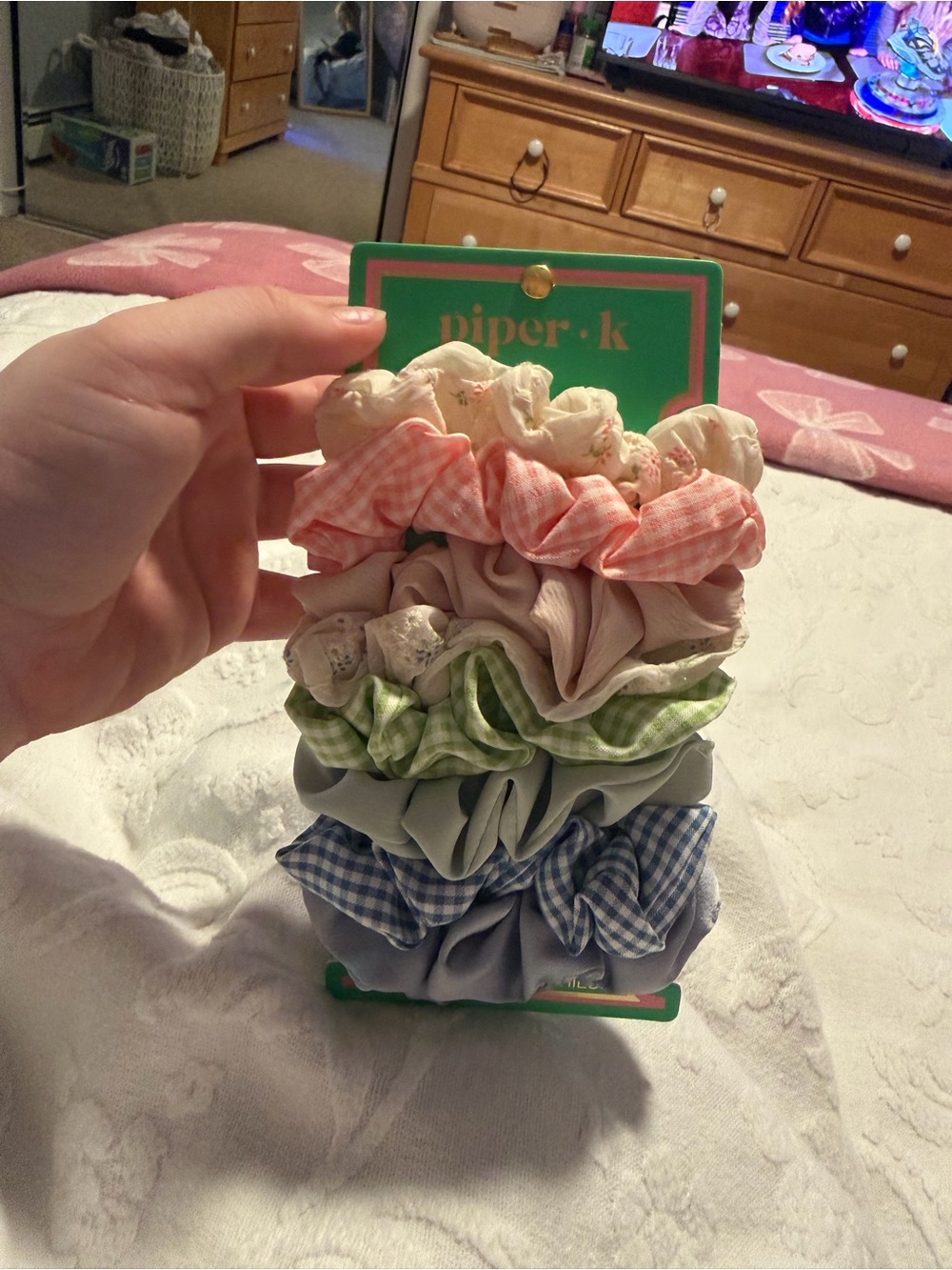 Scrunchies 8 multi pack summer colors